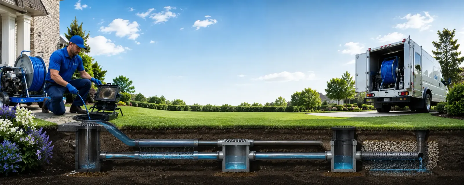 Outdoor drain cleaning information for Ebro, FL
